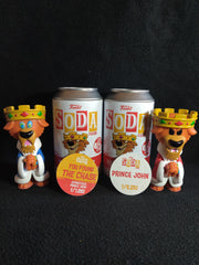 Funko Soda Pop Prince John 7.5K PC - CHASE/COMMON BUNDLE